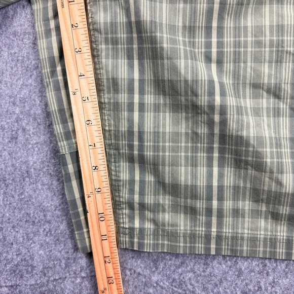 Columbia Omni-Wick Green Plaid Cargo Shorts Mens 40 Hiking Outdoor AM4083 - Picture 3 of 12